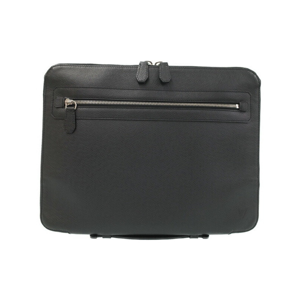 Louis Vuitton Taiga Black Leather Vladimir Business Bag